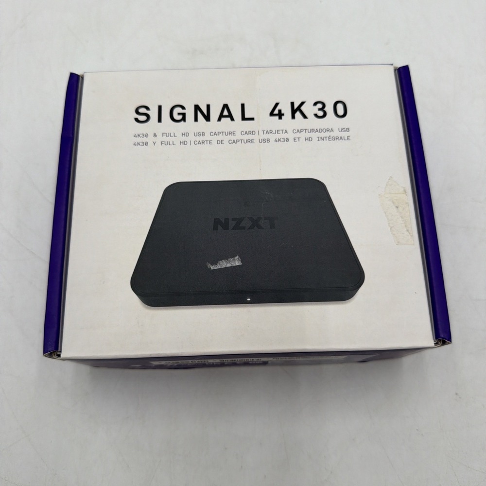 NZXT Signal 4K30 Full HD USB Capture Card 4K60 HDR and 240Hz at Full HD (1080p)